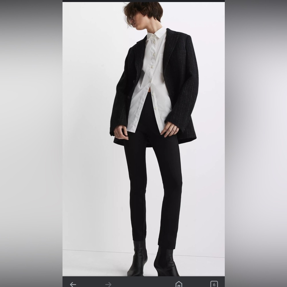Rag & Bone- “Simone Stretch Pant”-Black-Size 6